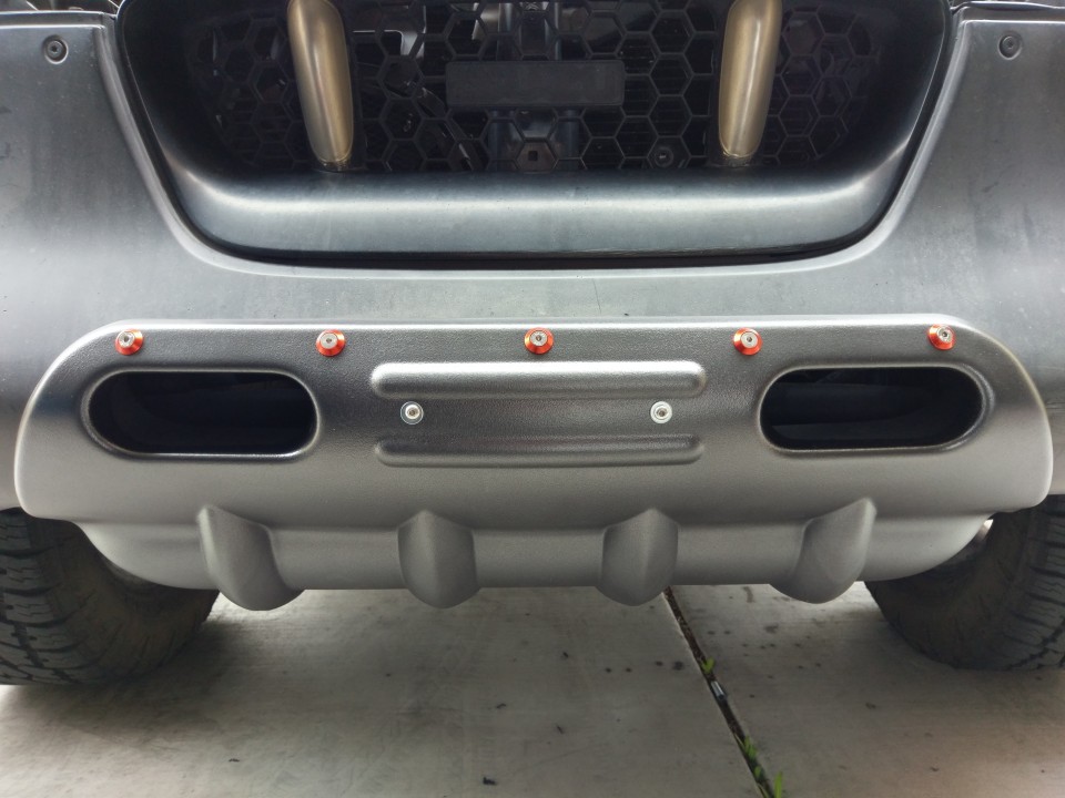 Front plates installed